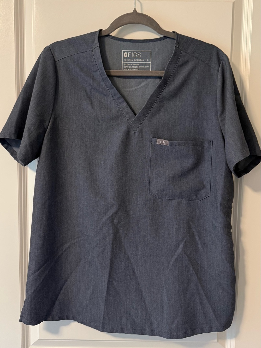 Figs Catarina Scrub top- Denim